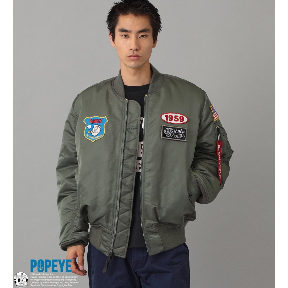 ジャケット・アウター ALPHA INDUSTRIES POPEYE MA1 cd013-89544-d01b.jpg