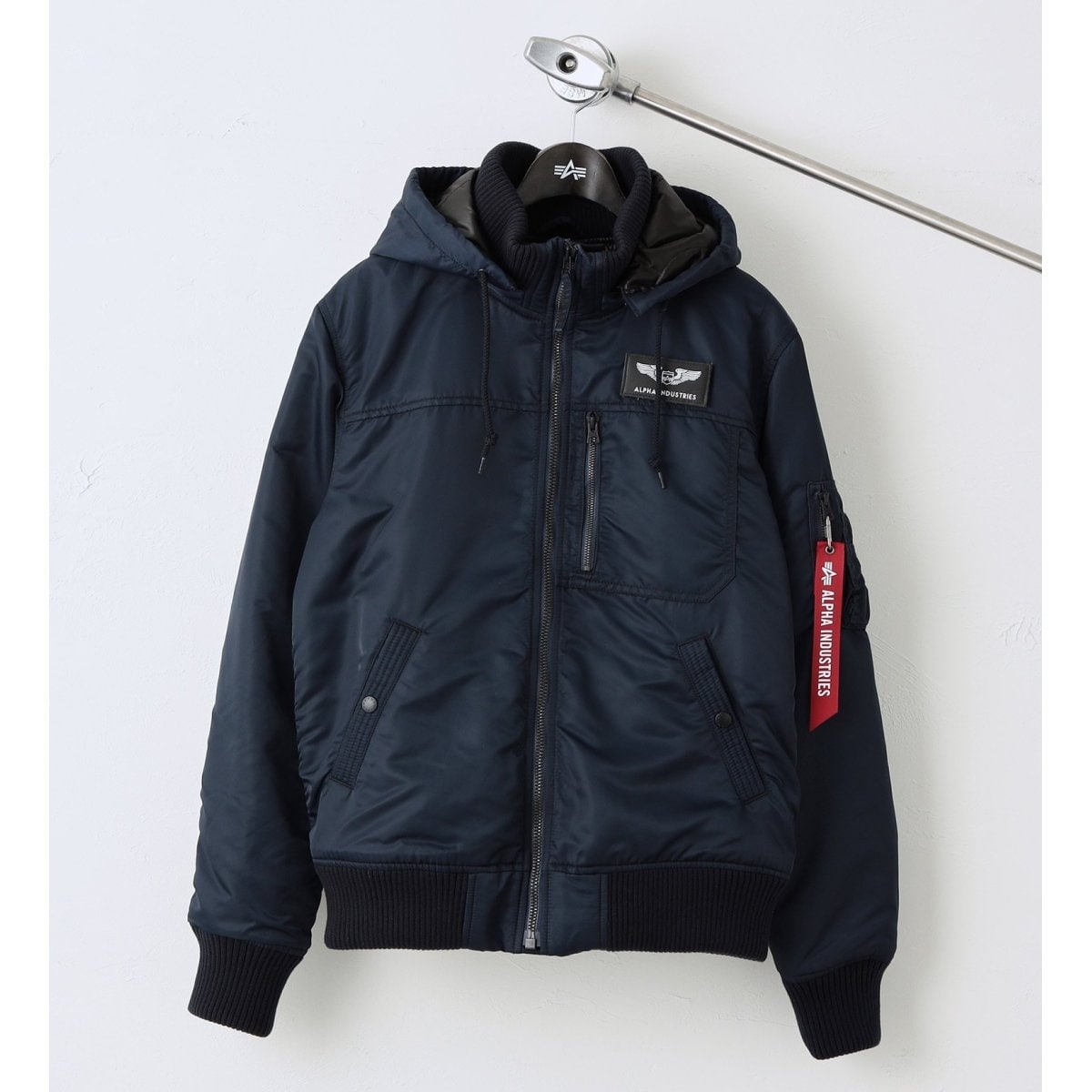 大きいサイズ】フーデッドリブジャケット | アルファ インダストリーズ(ALPHA INDUSTRIES) | マルイウェブチャネル