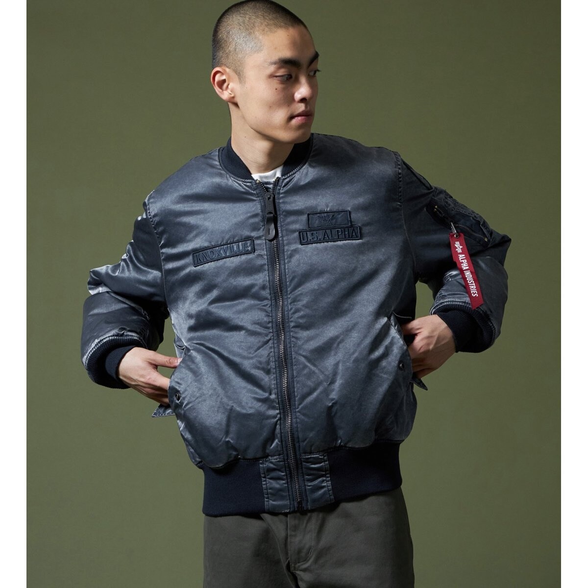 MA-1 フライトジャケット スクラッチ AIR CREW USスペック | アルファ