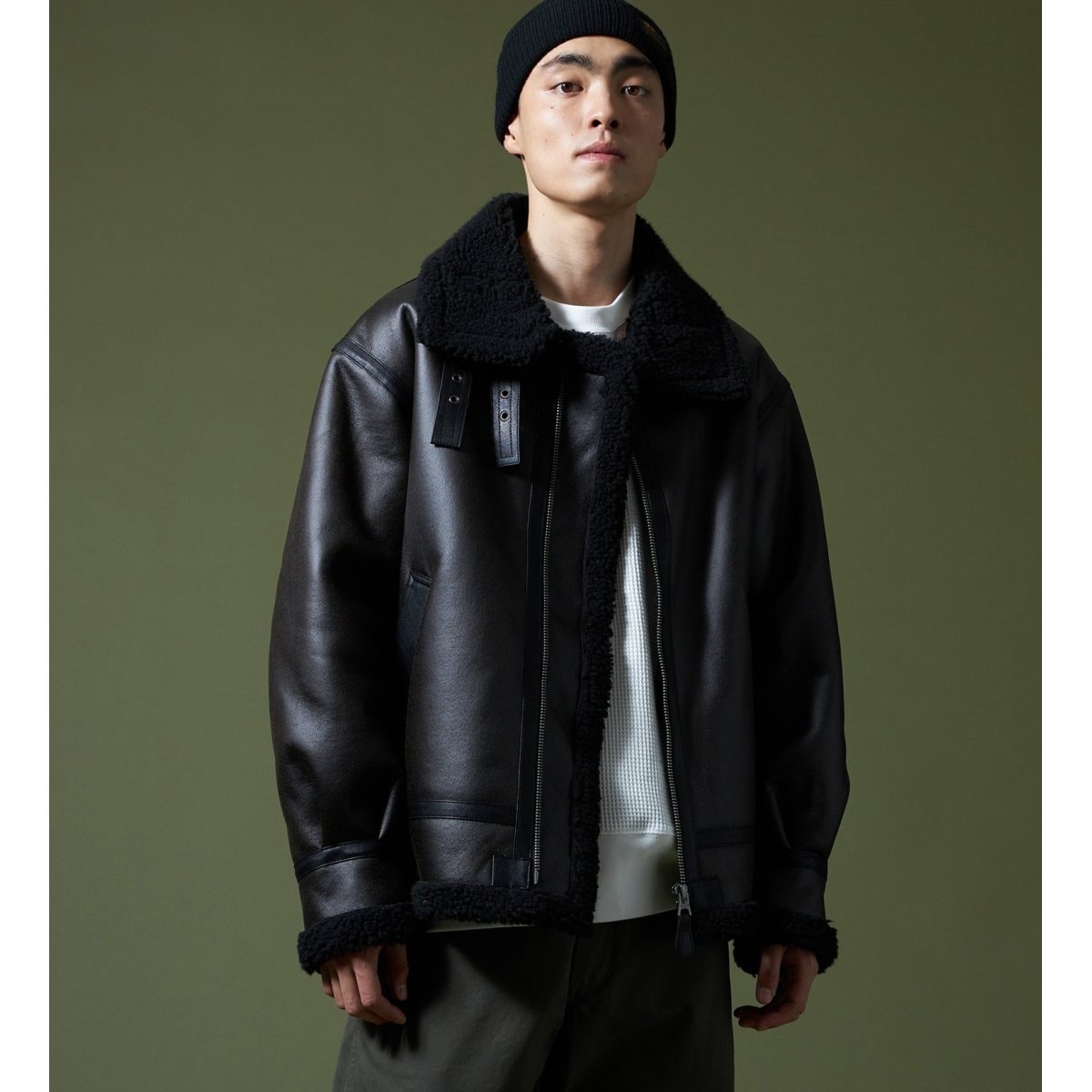 B-3 フェイクムートンジャケット | アルファ インダストリーズ(ALPHA