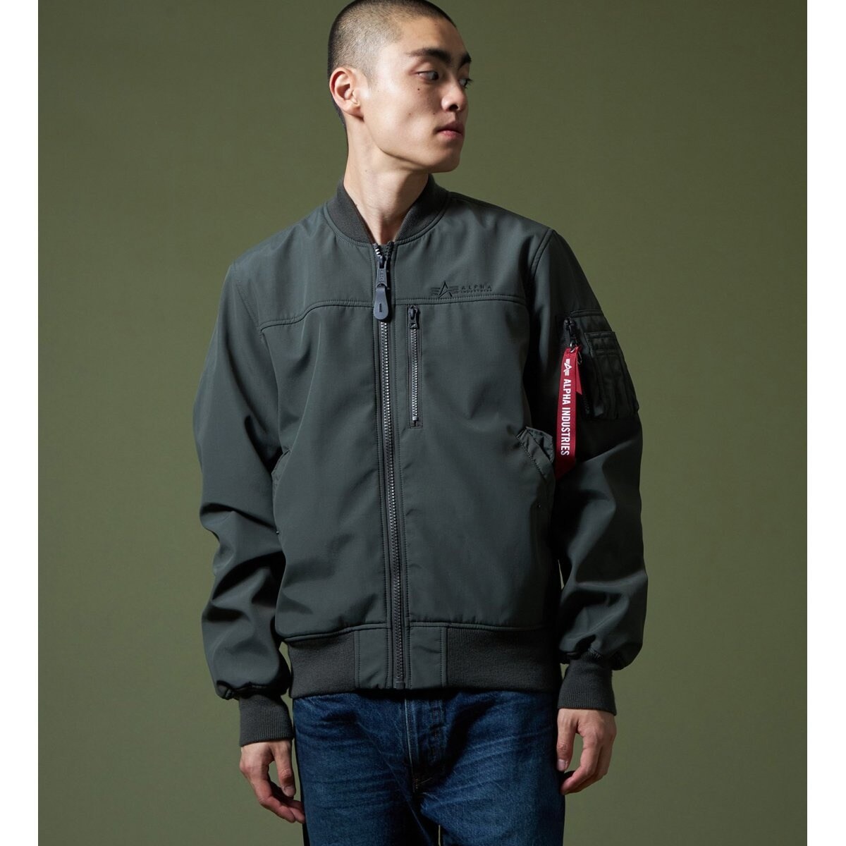 【美品】ALPHA L-2B JAPANSPEC フリースボンディングジャケット L-2B JAPANSPEC フリースボンディングジャケット | アルファ