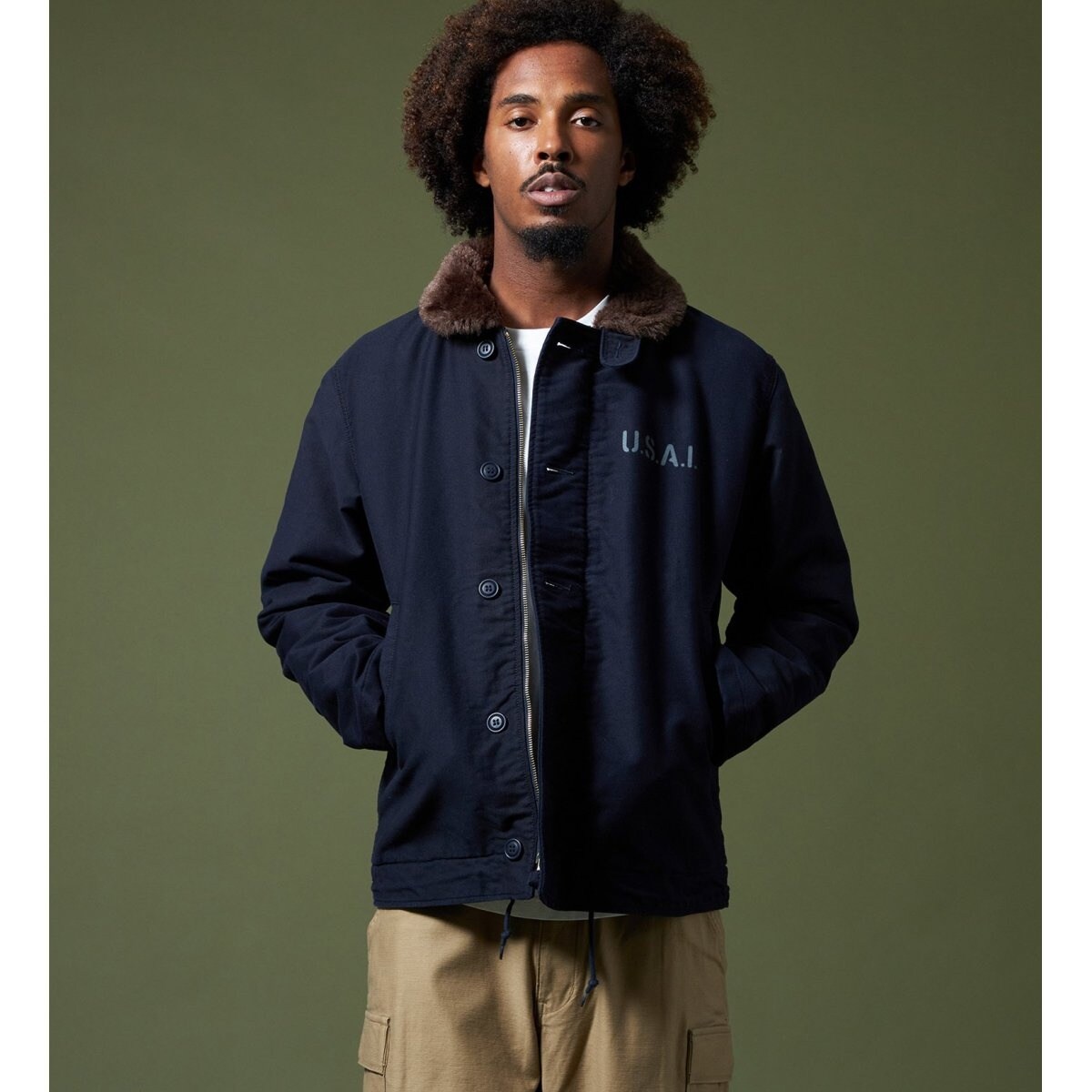 N-1 デッキジャケット JUNGLE CLOTH | アルファ インダストリーズ