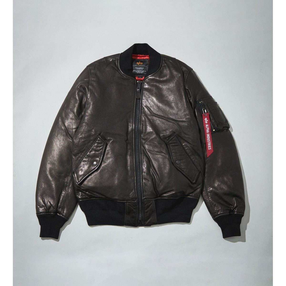 直営店限定】レザーMA-1ダウン/本革 | アルファ インダストリーズ(ALPHA INDUSTRIES) | マルイウェブチャネル