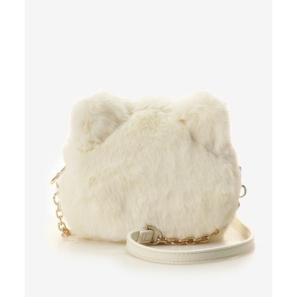 キャットモチーフファーショルダーバッグ | サマンサベガ(Samantha