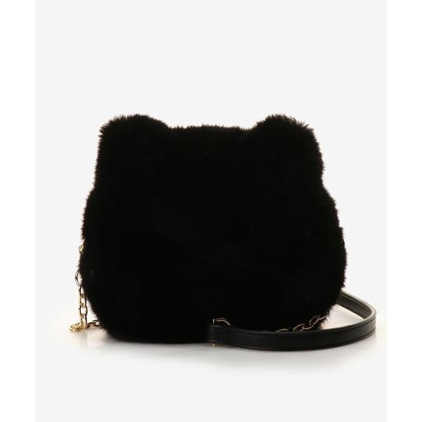 キャットモチーフファーショルダーバッグ | サマンサベガ(Samantha