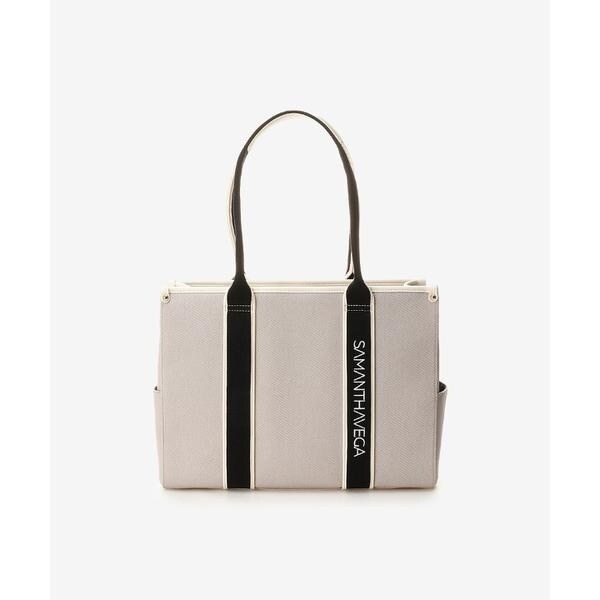 SAMANTHAVEGA サマンサベガ キャンバスロゴテープ サマンサベガ SAMANTHAVEGA ロゴテープキャンバスA4トートバッグ