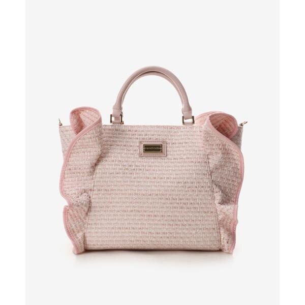 ツイードフリルハンドバッグ（大） | サマンサベガ(Samantha Vega