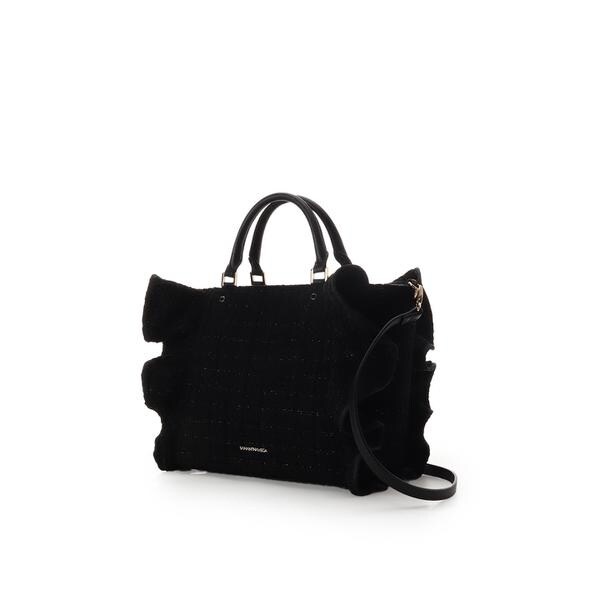 ツイードフリルハンドバッグ（大） | サマンサベガ(Samantha