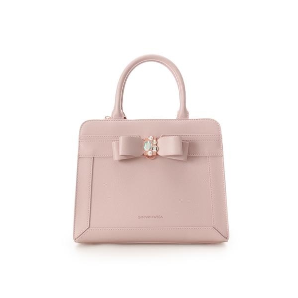 サマンサベガ　ハンドバッグ サマンサベガ SAMANTHAVEGA ハートキルトハンドバッグ (ホワイト