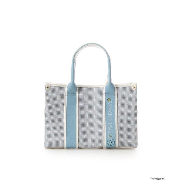 ロゴテープコーデュロイトート（小） | サマンサベガ(Samantha Vega