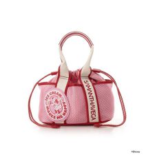 「ミッキーマウス＆フレンズ」ロゴテープハンドバッグ（ミニーマウス）