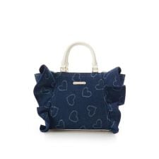 サマンサベガ(Samantha Vega)のハートデニムフリルハンドバッグ