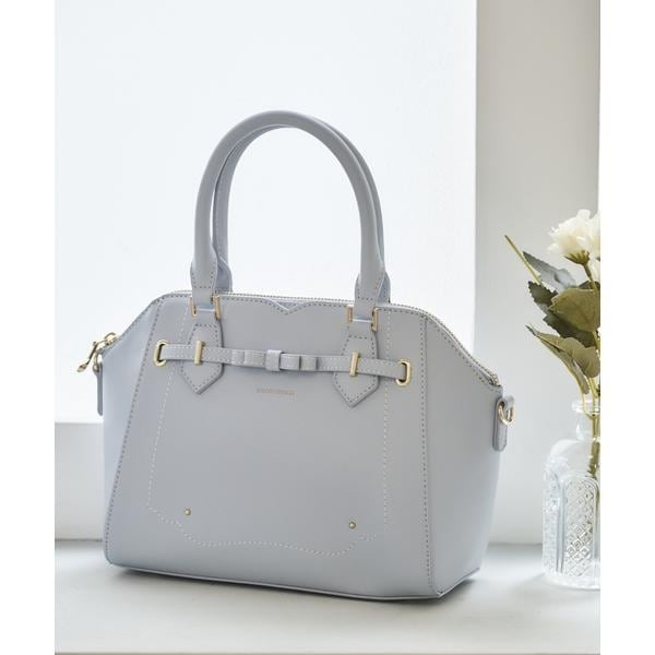 サマンサベガ] バイカラージュエルリボンハンドバッグ サマンサベガ