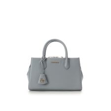 ロゴ金具ハンドバッグ