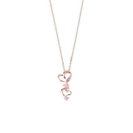 サマンサシルヴァピンクゴールドネックレス みはる