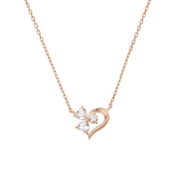 【新品・箱付き】SAMANTHA SILVA ハートクリアストーンネックレス ハートクリアストーンネックレス | サマンサシルヴァ(SAMANTHA SILVA