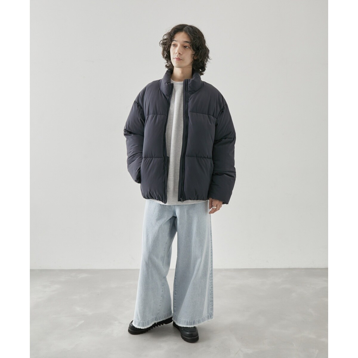 2WAY Stretch Loose Fiber Down Jacket / ストレッチルーズファイ