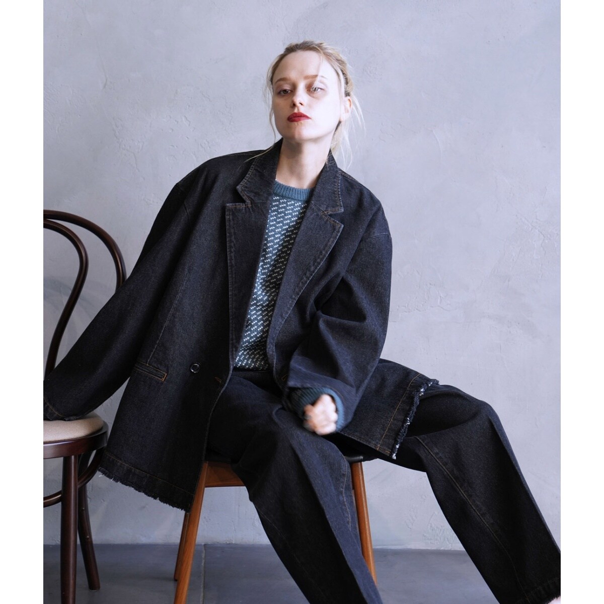フリンジデニムルーズジャケット | ジュンレッド(JUNRED) | マルイ