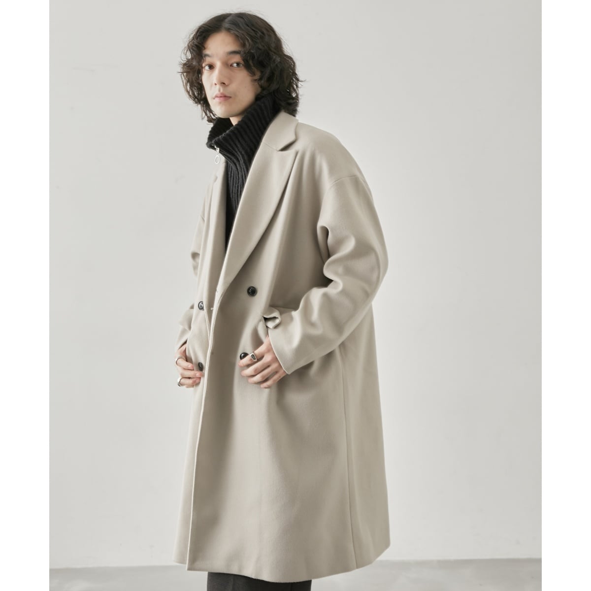 干場義雅×DRESSTERIOR】カシミヤチェスターコート
