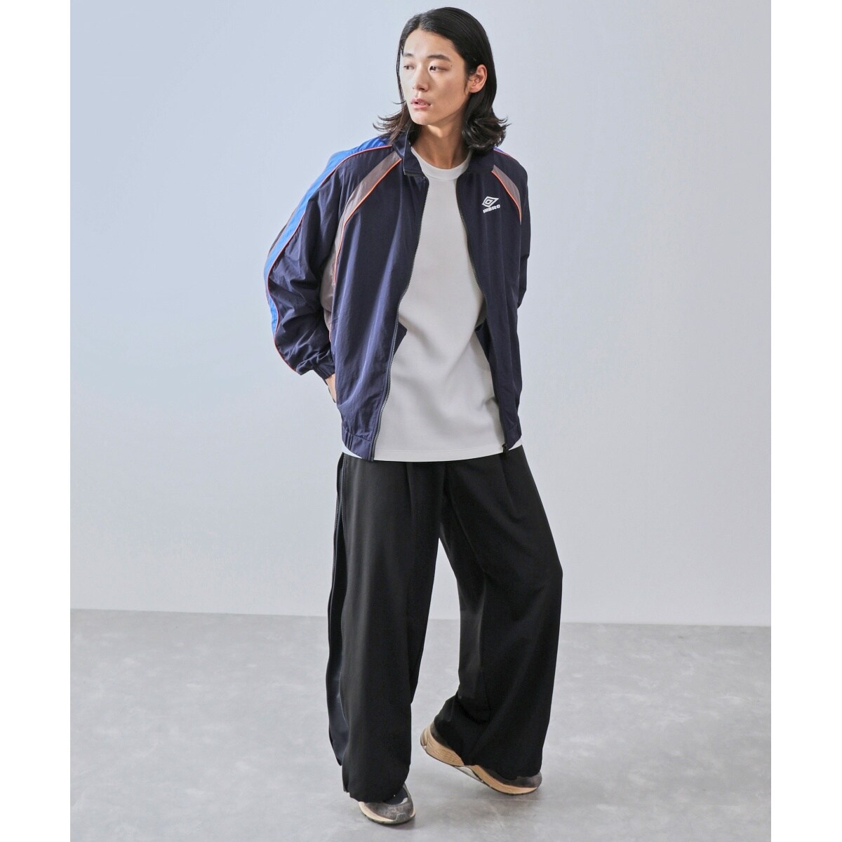 梅田サイファー ×UMBRO×JUNRED】セットアップ対応ナイロントラック