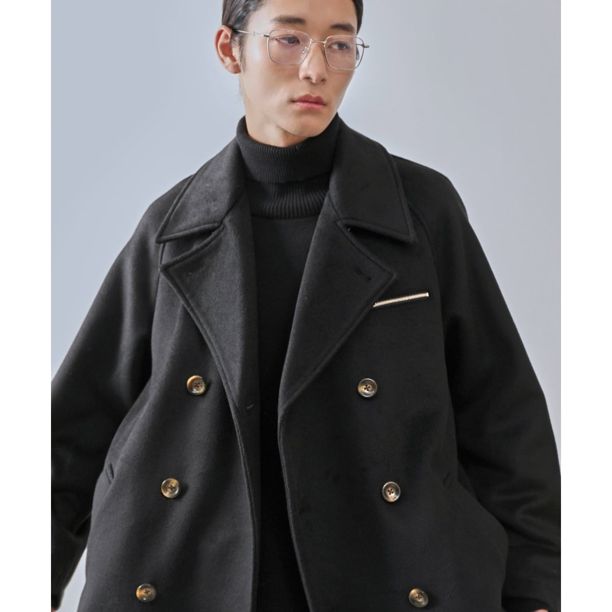 SHIPS any: PURE WOOL MELTON シングル Pコート◇ | シップス