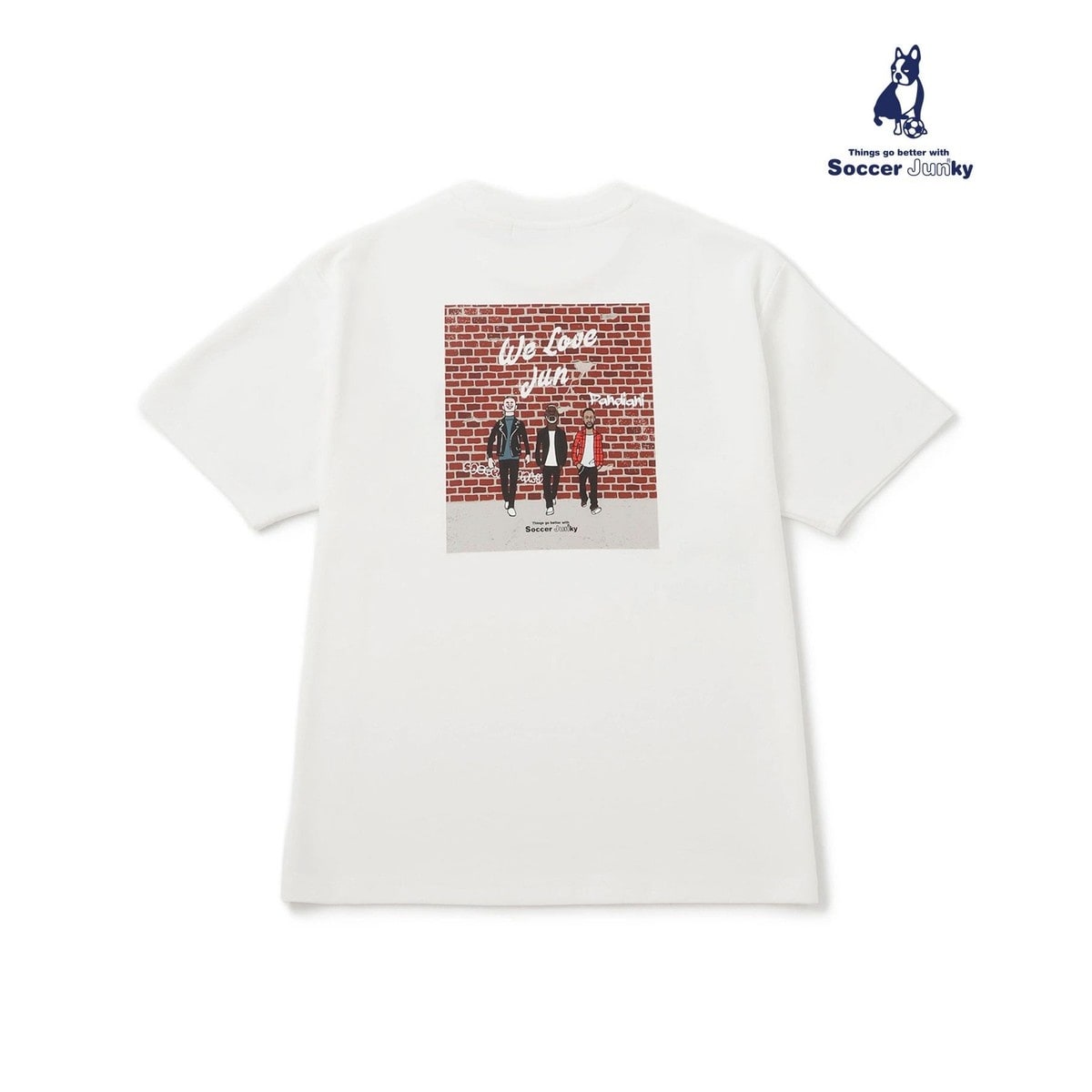 【SOCCER JUNKY meet j.n.r.d】WE LOVE JUN コラボTシャツ