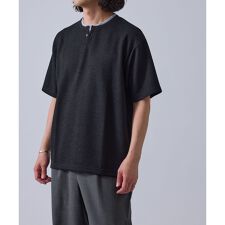 変形鹿の子キーヘンリープルオーバー