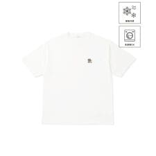 ワンポイントベア刺繍Tシャツ/接触冷感
