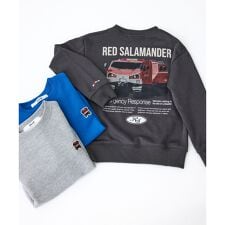 【KIDS】【Red Salamander】バックプリント裏毛スウェット