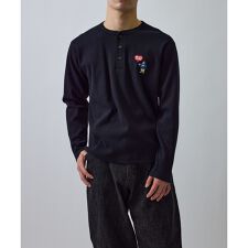 【BENDAVIS別注】エンブロイダリテレコヘンリーネック