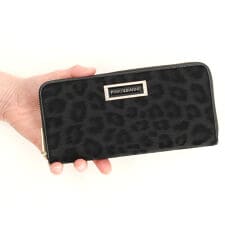 ピンキー＆ダイアン　ソフトレオパード　ラウンドファスナー長財布