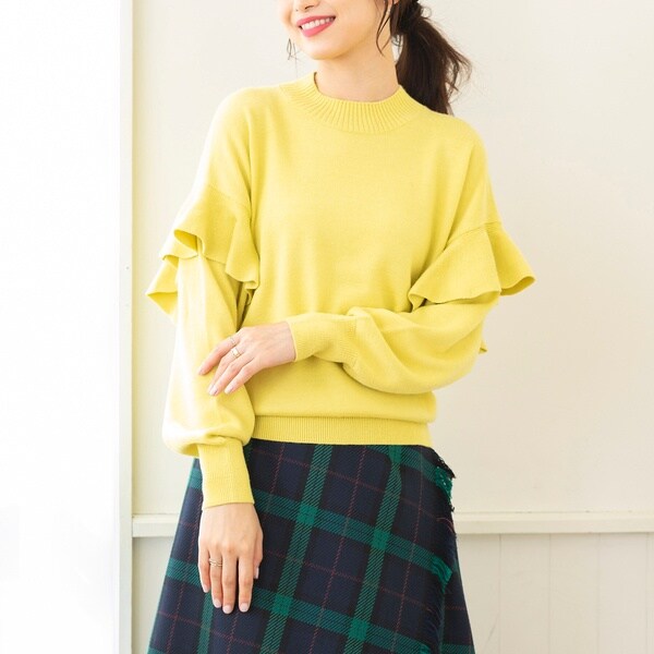 フリル袖ニットプルオーバー | ローズティアラ(Rose Tiara) | マルイ