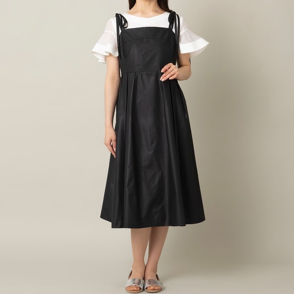 【大きいサイズ/美品】ローズティアラ　キャミワンピ　シャンタンビスチェワンピース 楽天市場】シャンタンビスチェワンピース(ギンガムチェック