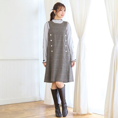 WEB限定】バックファスナージャンパースカート | ローズティアラ(Rose  