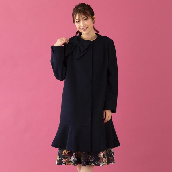 WEB限定カラー】リボンコート | ローズティアラ(Rose Tiara) | マルイ