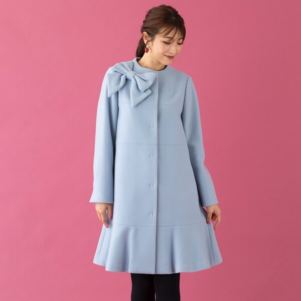 WEB限定カラー】リボンコート | ローズティアラ(Rose Tiara) | マルイ