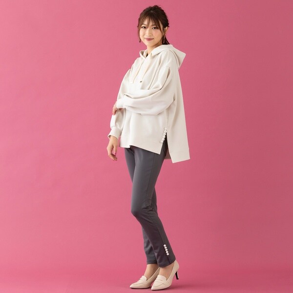 裾パールフルレングスパンツ | ローズティアラ(Rose Tiara) | マルイ