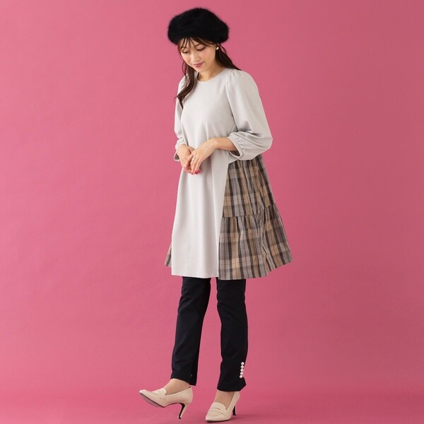 裾パールフルレングスパンツ | ローズティアラ(Rose Tiara) | マルイ