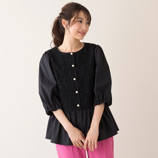 46 大きいサイズ✨️ Rose Tiara ティアードフリル ブラウス 美品 46 大きいサイズ✨️ Rose Tiara ティアードフリル ブラウス 美