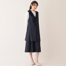 【セットアップ可】リネンオックスジレ