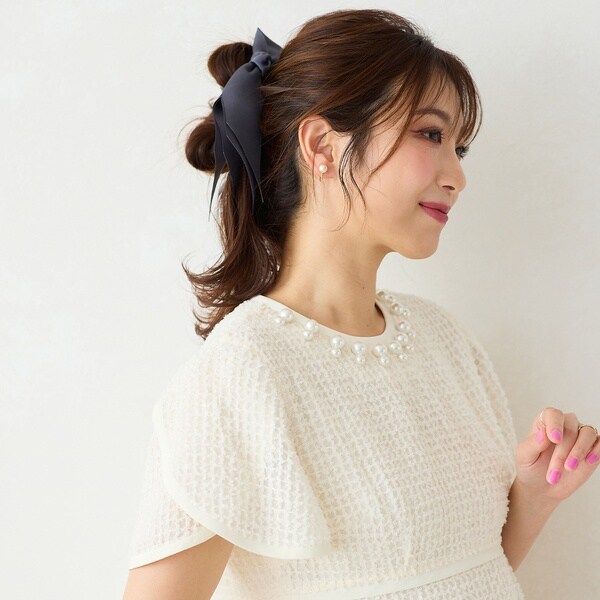 新品✨ ローズティアラStyleLuxe　パール　フェザーブラウス Rose Tiara with M-StyleLuxe/フェザーブラウス | ローズティアラ(Rose