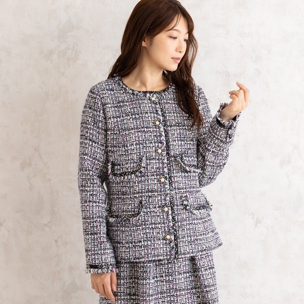 ローズティアラ(Rose Tiara) レディース ノーカラージャケット の一覧