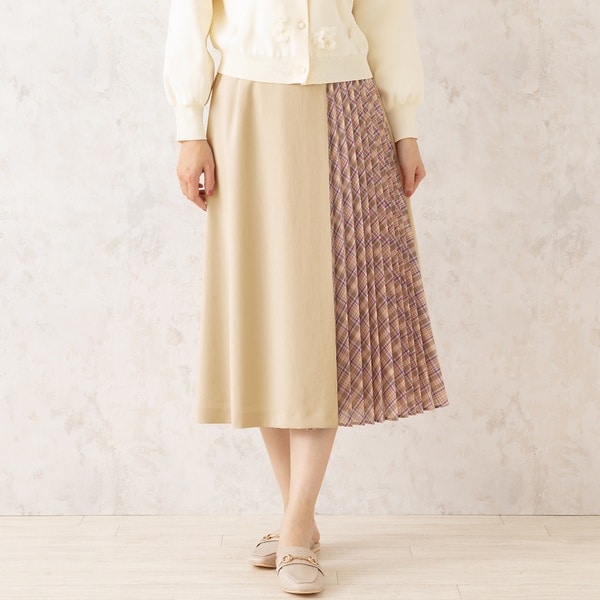 alluaville タイプライターバイヤス切替スカート タイプライターバイヤス切替スカート|allureville OFFICIAL SITE