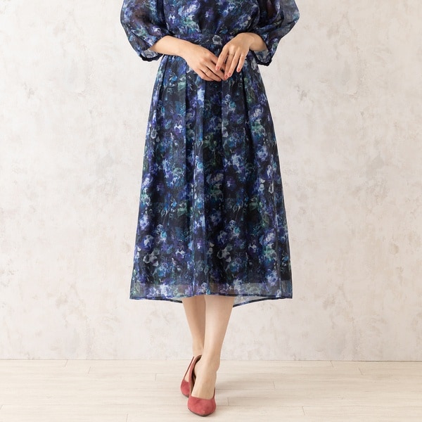 【セットアップ対応】フィッシュテールフレアスカート