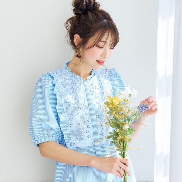 ローズティアラ　異素材切替コート　限定お値下げ Rose Tiara / ローズティアラ （レディース） その他アウター