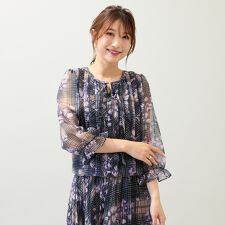 【人気デザイン】【手洗いOK】バルーンヘムブラウス
