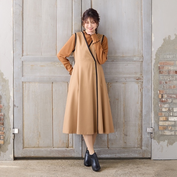 未使用&タグ付き★Audie a Muses ボタニカルプリントワンピース 大人百花掲載】ボタニカルプリントワンピース | オーディア