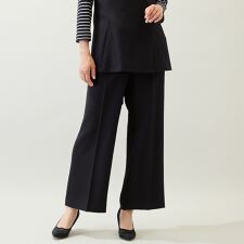 ローズティアラ(Rose Tiara)の【美脚パンツ】【UVカット/イージーケア/水洗い可】ワイドパンツ