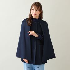 ローズティアラ(Rose Tiara)の【ブローチ付】ケープショートコート