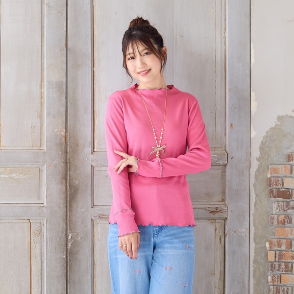 ローズティアラ 46 長袖トップス ワインカラー ローズティアラ(Rose